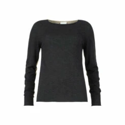 Celtic & Co. Grey Fine Knit Merino Crew Neck Jumper -Celtic & Co Shop unnamed file 198