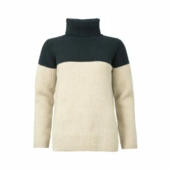 Celtic & Co. Blue Colourblock Roll Neck Jumper -Celtic & Co Shop unnamed file 218