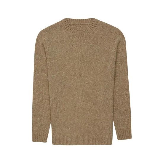 unnamed-file-229.jpg Celtic & Co. Celtic & Co Mens Camel Brown Donegal Crew Neck Jumper -Celtic & Co Shop unnamed file 229