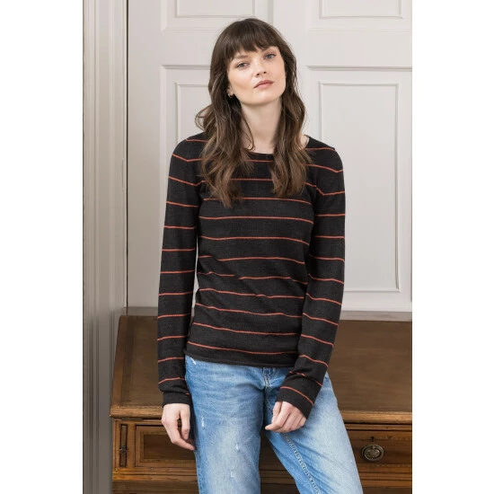 Celtic & Co. Dark Grey Fine Knit Merino Crew Neck Jumper 1 Celtic & Co. Dark Grey Fine Knit Merino Crew Neck Jumper