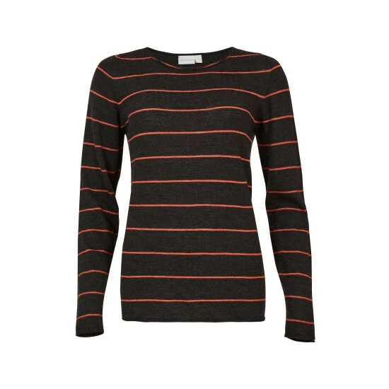 Celtic & Co. Dark Grey Fine Knit Merino Crew Neck Jumper 3 Celtic & Co. Dark Grey Fine Knit Merino Crew Neck Jumper - Image 3