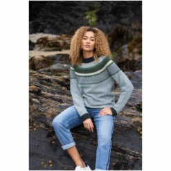 Celtic & Co Shop 16 Celtic & Co. Blue Statement Donegal Jumper