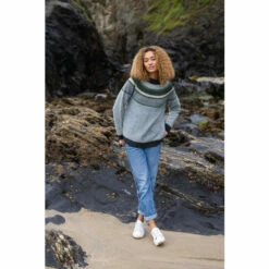 Celtic & Co. Blue Statement Donegal Jumper -Celtic & Co Shop unnamed file 32