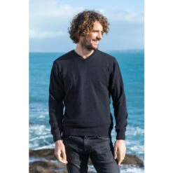 Celtic & Co Shop 12 Celtic & Co. Men's Blue Supersoft V Jumper