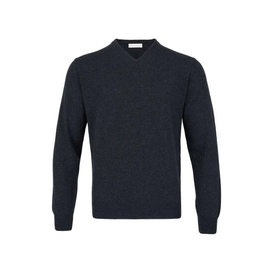 Celtic & Co. Men's Blue Supersoft V Jumper 2 Celtic & Co. Men's Blue Supersoft V Jumper - Image 2