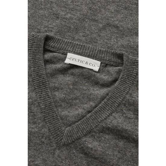 Celtic & Co. Mens Grey Supersoft Jumper 4 Celtic & Co. Mens Grey Supersoft Jumper - Image 4