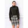 Celtic & Co. Grey Geelong Slouch Roll Neck Jumper