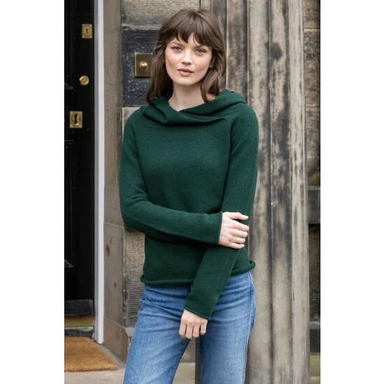 Celtic & Co. Green Collared Slouch Jumper 1 Celtic & Co. Green Collared Slouch Jumper