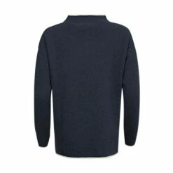 Celtic & Co. Blue Felted Funnel Neck Jumper -Celtic & Co Shop unnamed file 396