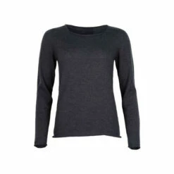 Celtic & Co. Celtic & Co Grey Fine Knit Merino Crew Neck Jumper -Celtic & Co Shop unnamed file 435