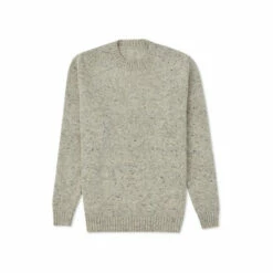 Celtic & Co. Grey Donegal Crew Neck Jumper -Celtic & Co Shop unnamed file 45