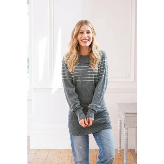 Celtic & Co. Womens Grey Jumper 2 Celtic & Co. Womens Grey Jumper - Image 2