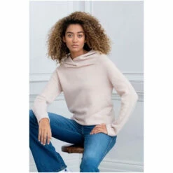 Celtic & Co. Natural Collared Slouch Jumper