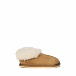Celtic & Co. Kids Camel Sheepskin Bootee Slippers