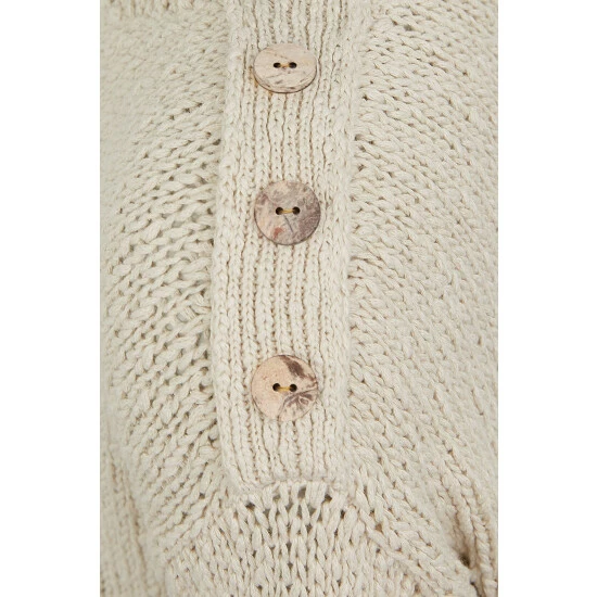Celtic & Co. Celtic & Co Natural Drop Stitch Breton Jumper 6 Celtic & Co. Celtic & Co Natural Drop Stitch Breton Jumper - Image 6