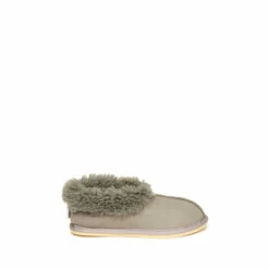 Celtic & Co. Ladies Grey Sheepskin Bootee Slippers