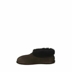 Celtic & Co. Mens Sheepskin Bootee Brown Slippers