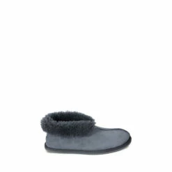 Celtic & Co. Mens Grey Sheepskin Bootee Slippers