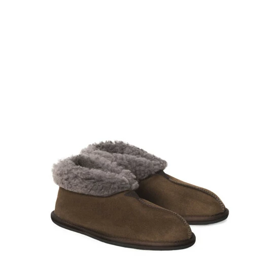 unnamed-file-694.jpg Celtic & Co. Celtic & Co Brown Mens Brown Sheepskin Bootee Slippers -Celtic & Co Shop unnamed file 694