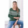Celtic & Co. Green Fine Knit Merino Crew Neck Jumper