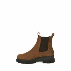 Alternative view of Celtic & Co. Chunky Chelsea Brown Ankle Boots