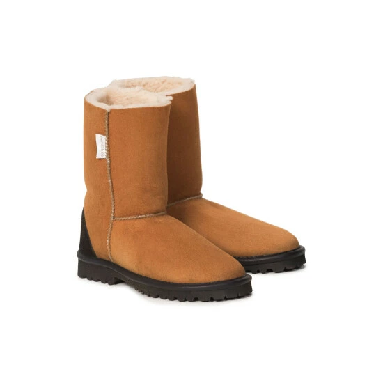 Celtic & Co. Celtic & Co Camel Men's Celt Regular Sheepskin Boots 4 Celtic & Co. Celtic & Co Camel Men's Celt Regular Sheepskin Boots - Image 4