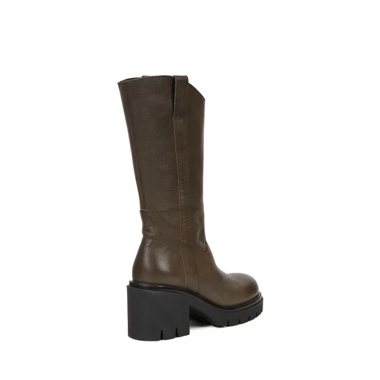 Celtic & Co. Block Heel Brown Boots 3 Celtic & Co. Block Heel Brown Boots - Image 3