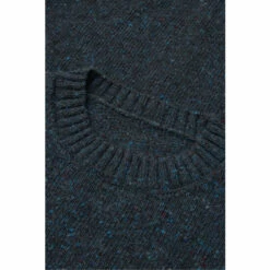 Celtic & Co. Celtic & Co Blue Men'S Donegal Crew Neck Jumper -Celtic & Co Shop unnamed file 89