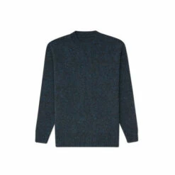 Celtic & Co. Celtic & Co Blue Men'S Donegal Crew Neck Jumper -Celtic & Co Shop unnamed file 90