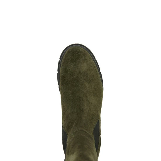Celtic & Co. Tall Green Chunky Chelsea Boots 5 Celtic & Co. Tall Green Chunky Chelsea Boots - Image 5