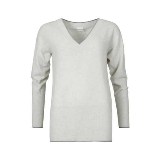 Celtic & Co. Grey Supersoft V-Neck Jumper 4 Celtic & Co. Grey Supersoft V-Neck Jumper - Image 4
