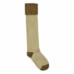 Celtic & Co. Celtic & Co Cream Men's Donegal Boot Socks