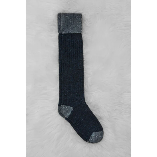 Celtic & Co. Celtic & Co Blue Men's Donegal Boot Socks 1 Celtic & Co. Celtic & Co Blue Men's Donegal Boot Socks