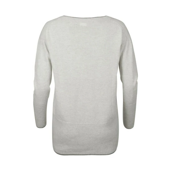 Celtic & Co. Grey Supersoft V-Neck Jumper 5 Celtic & Co. Grey Supersoft V-Neck Jumper - Image 5