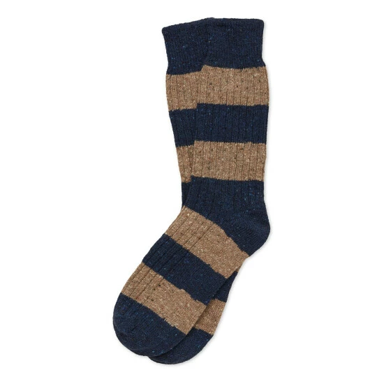 Celtic & Co. Mens Blue Donegal Stripe Socks 1 Celtic & Co. Mens Blue Donegal Stripe Socks