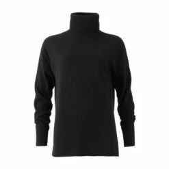 Celtic & Co. Womens Black Geelong Slouch Roll Neck Jumper -Celtic & Co Shop unnamed file 99